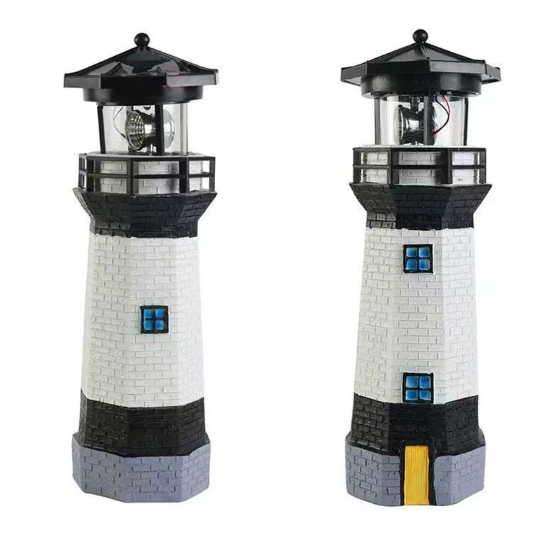 Smart Garden Fence & Balcony Hanging Planter - LED-licht tuinhek tuin vuurtoren vorm zonne-buitenversiering