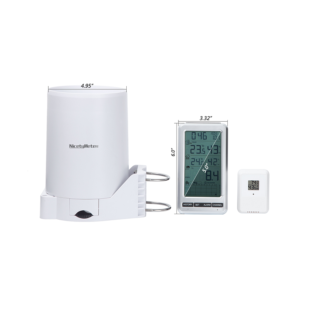 Garden Weather Station - 0206 RF 433mhz Draadloze kantelbare emmer