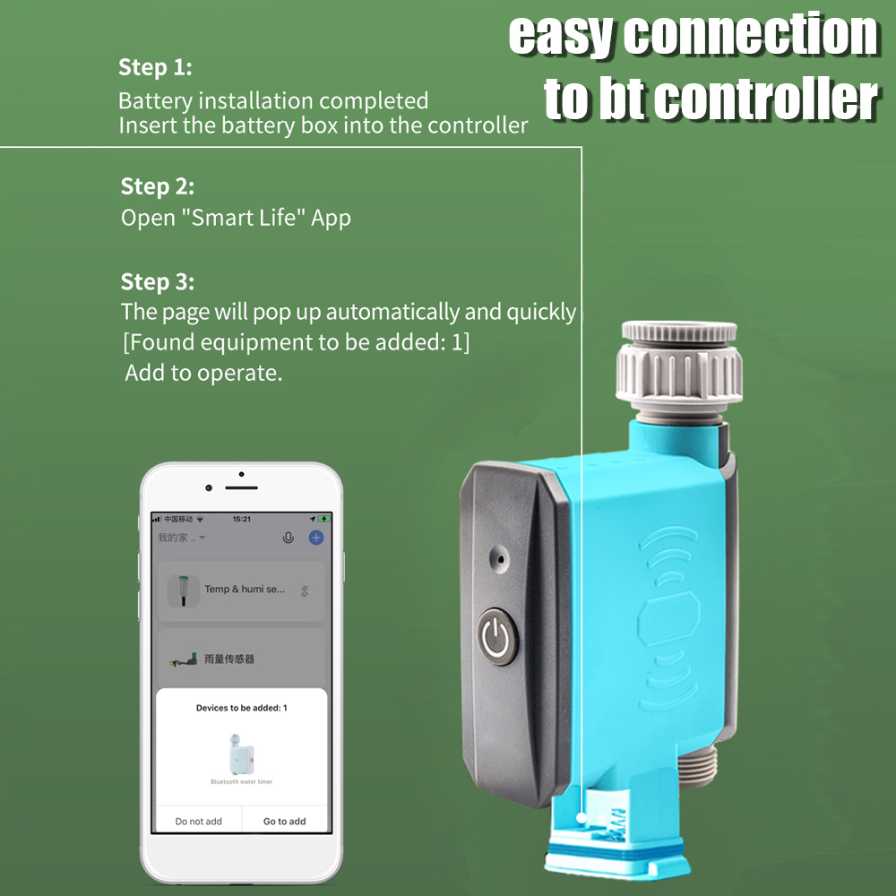 Wifi Irrigation Timer - Intelligente Smartphone Wifi BT Irrigatie Controller