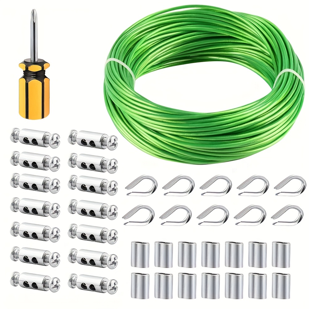 Smart Garden Fence - 1/8 inch (3 mm diameter) groene
