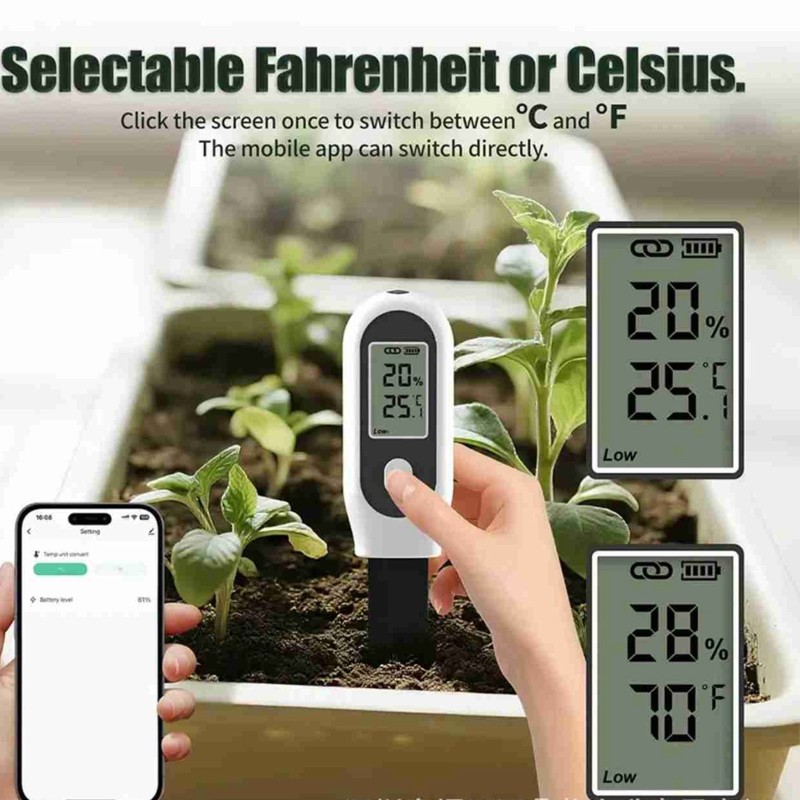 Smart Garden Home Assistant - ABYN-Smart voor Tuya Bodemvochtsensor 3-in-1 Tuin