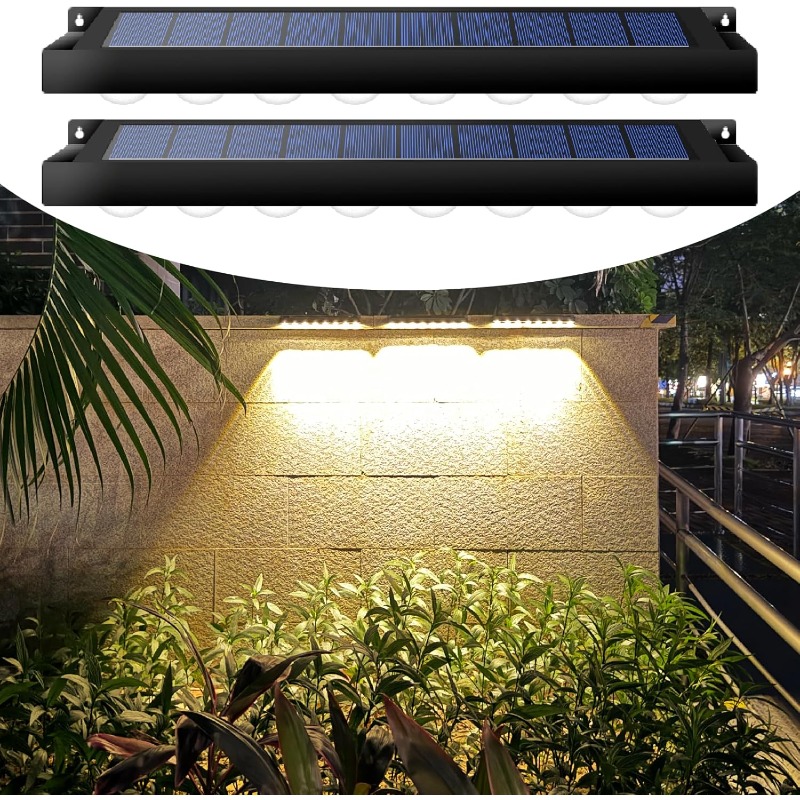 Smart Garden Fence - Zonne-hekverlichting Zonne-bordverlichting Buiten Automatisch opladen aan/uit