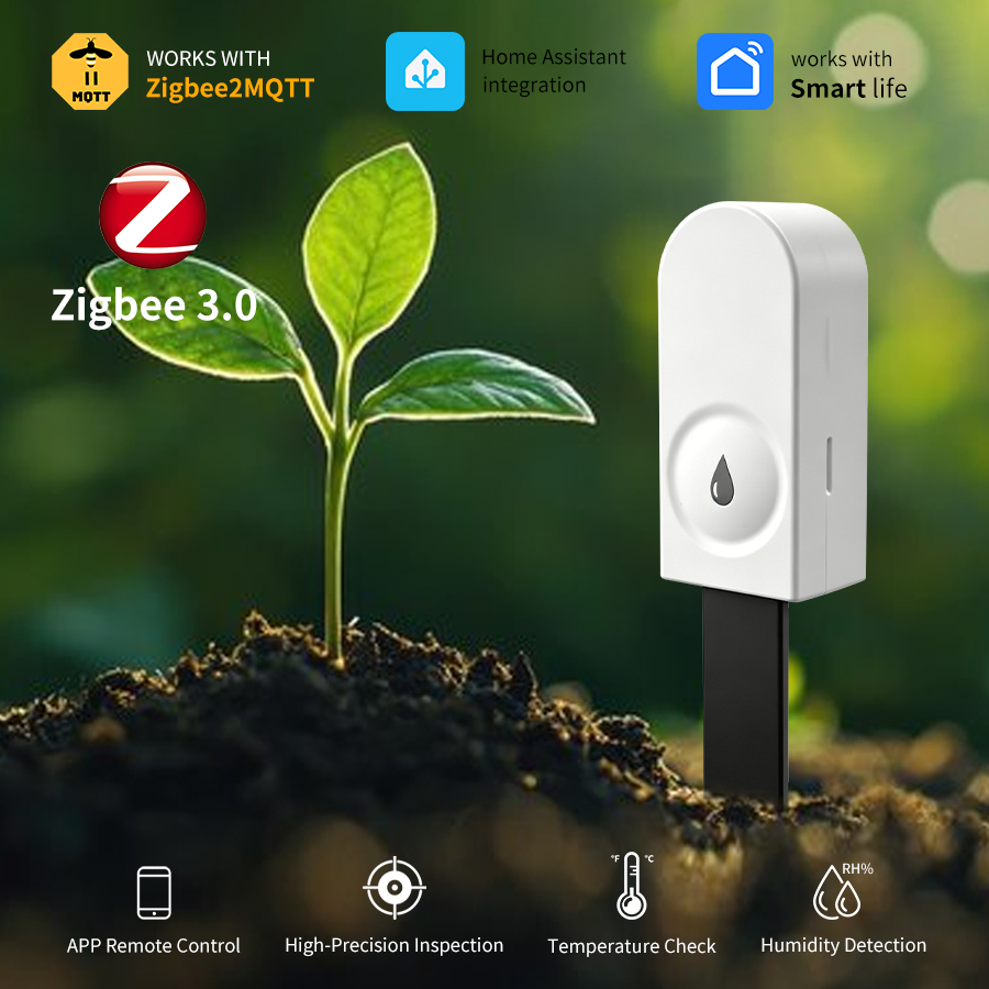 Smart Garden Home Assistant - Slimme Zigbee 3.0 Bodemtester Vochtigheids- en