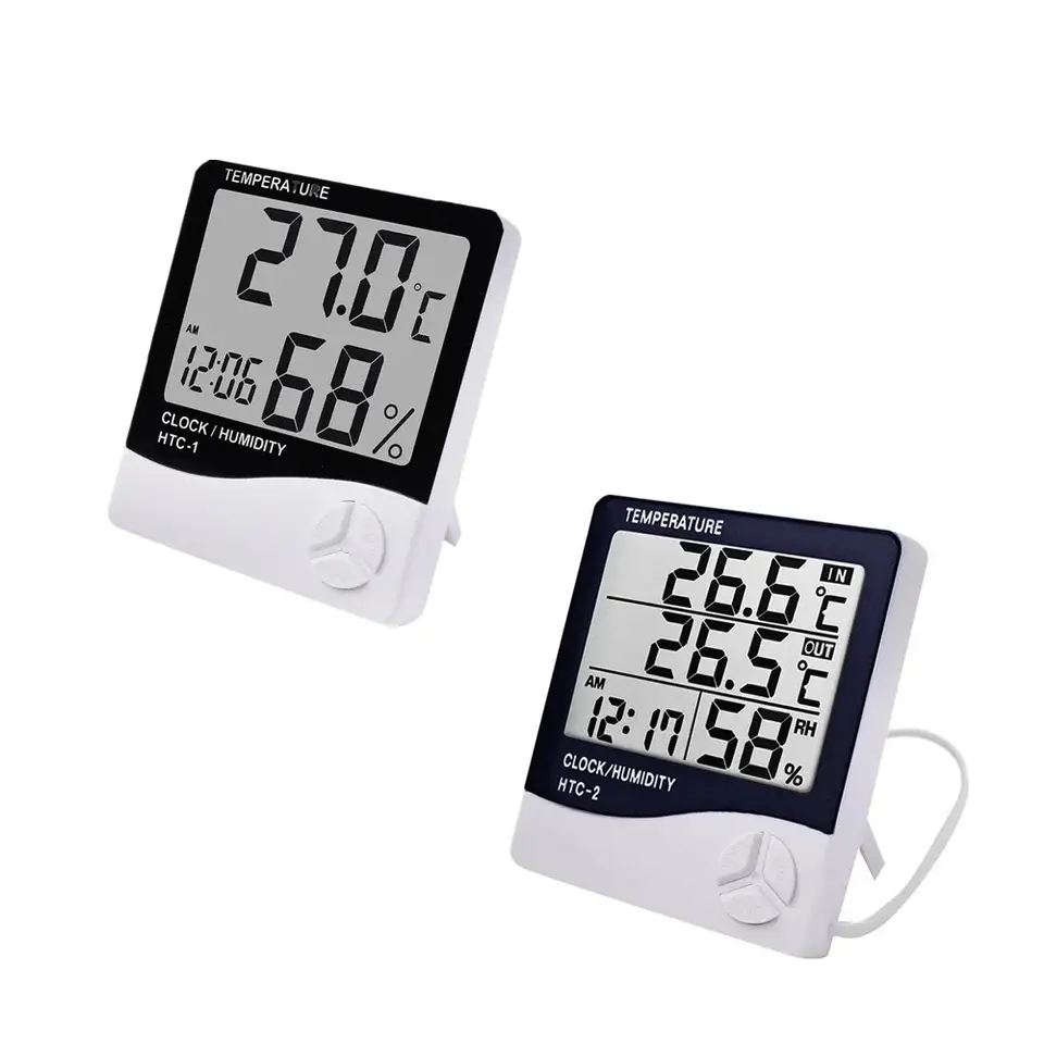Garden Weather Station - Indoor LCD digitale thermometer en hygrometer