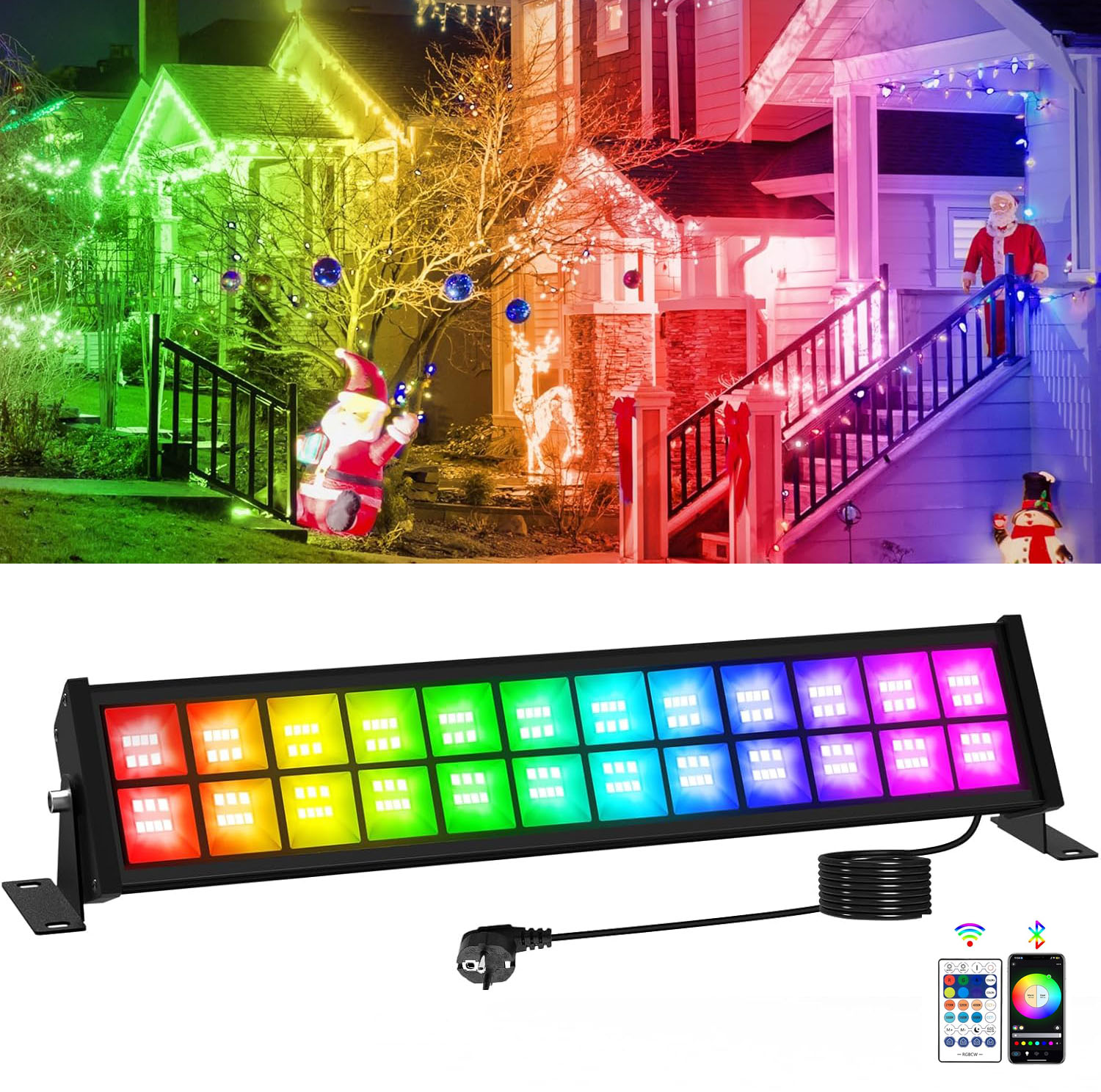 50/72W RGB LED Schijnwerper Ba - Smart Garden Lights Uk recensie en prijs