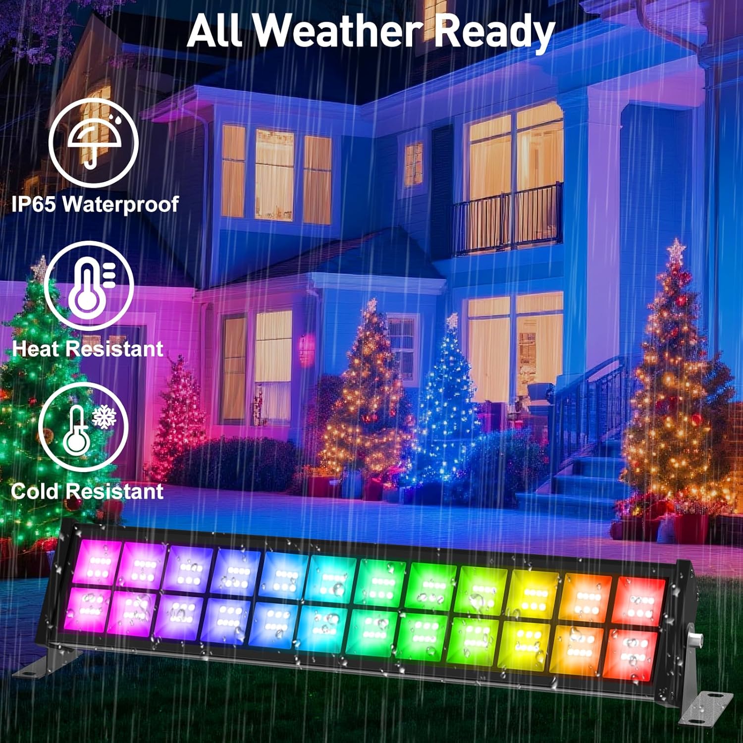50/72W RGB LED Schijnwerper Ba - Smart Garden Lights Uk recensie en prijs