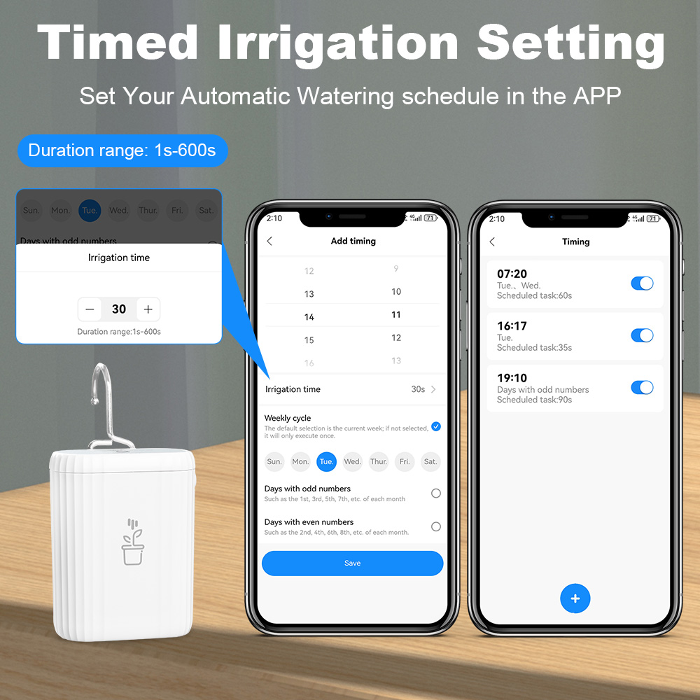 MANHOT WiFi Smart Watering Pum - Smart Garden Home Assistant recensie en prijs