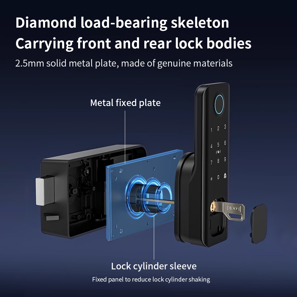 Wifi-vingerafdruk waterdicht b - Smart Garden Door Lock recensie en prijs