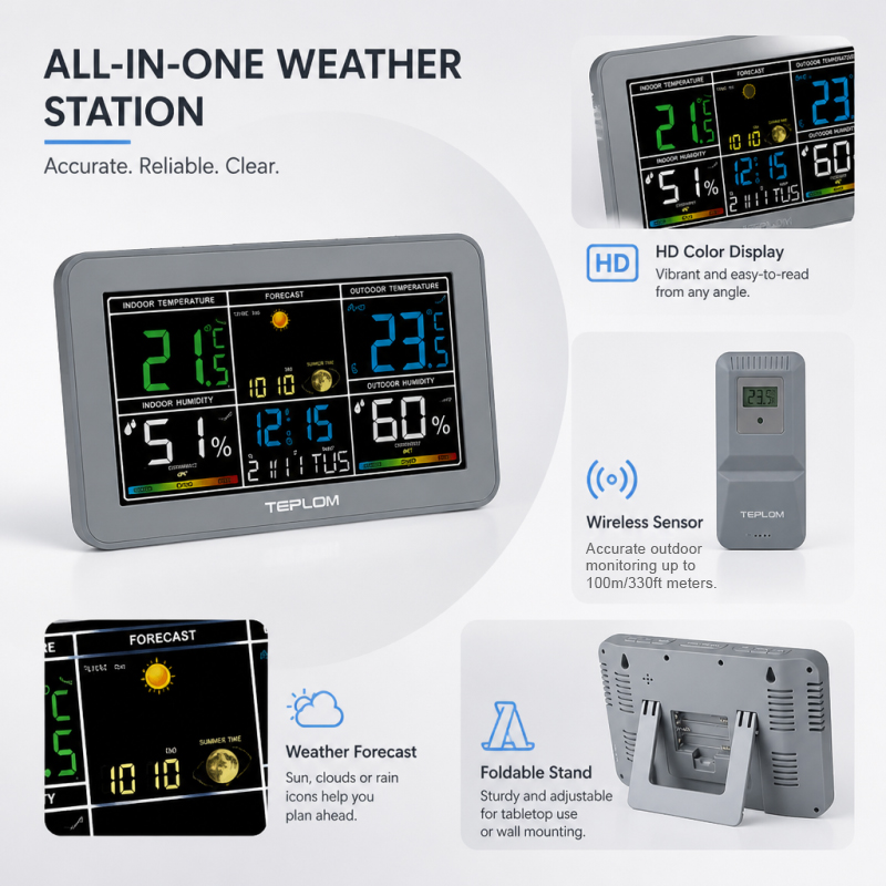 TEPLOM Multifunctioneel Digita - Garden Weather Station recensie en prijs