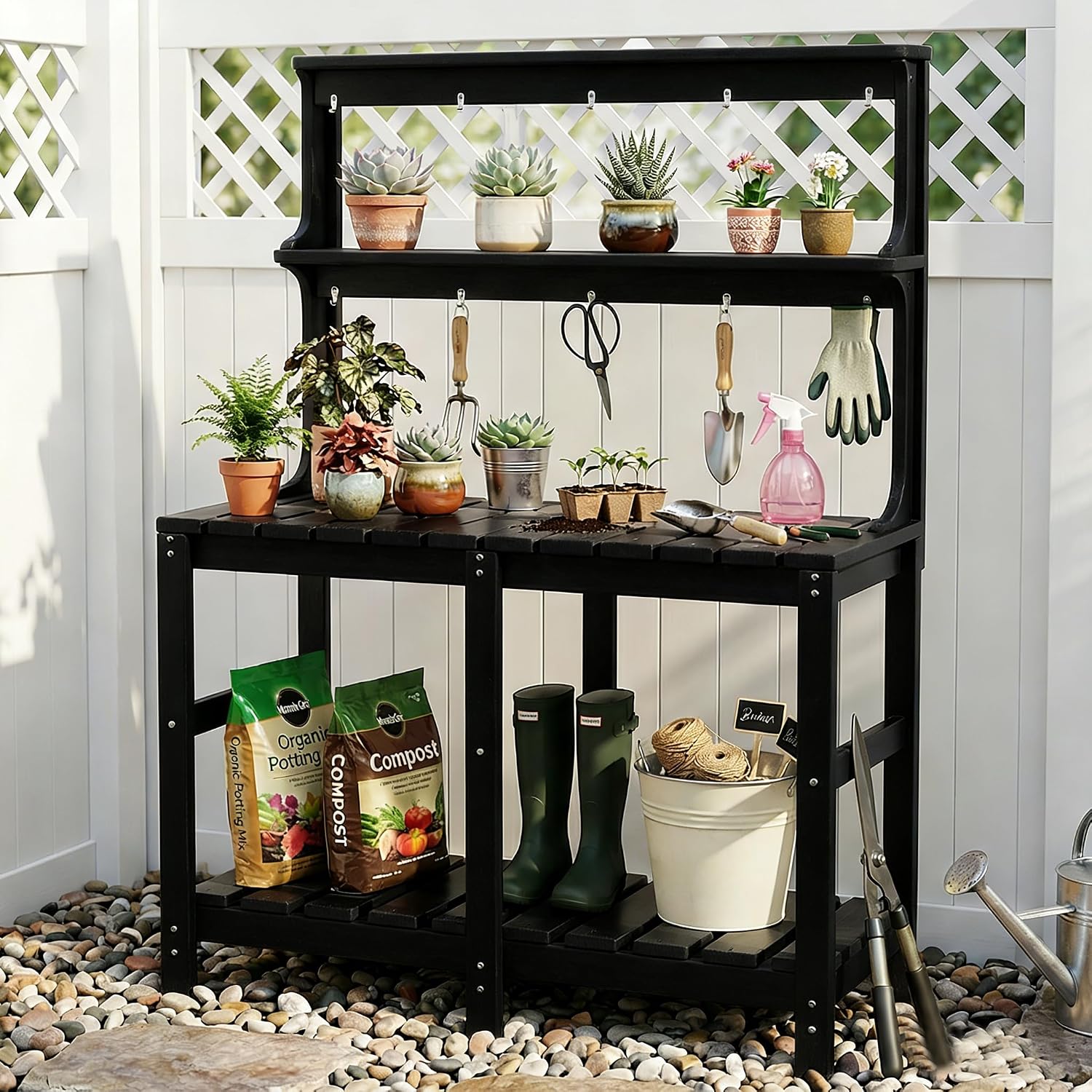 All-weather HDPE plantenbaktaf - Garden Weather Station recensie en prijs