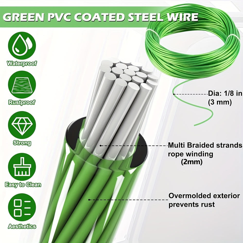1/8 inch (3 mm diameter) groen - Smart Garden Fence recensie en prijs