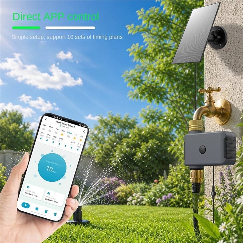 B97A-Zonne-aangedreven Wifi-ge - Wifi Irrigation Timer recensie en prijs