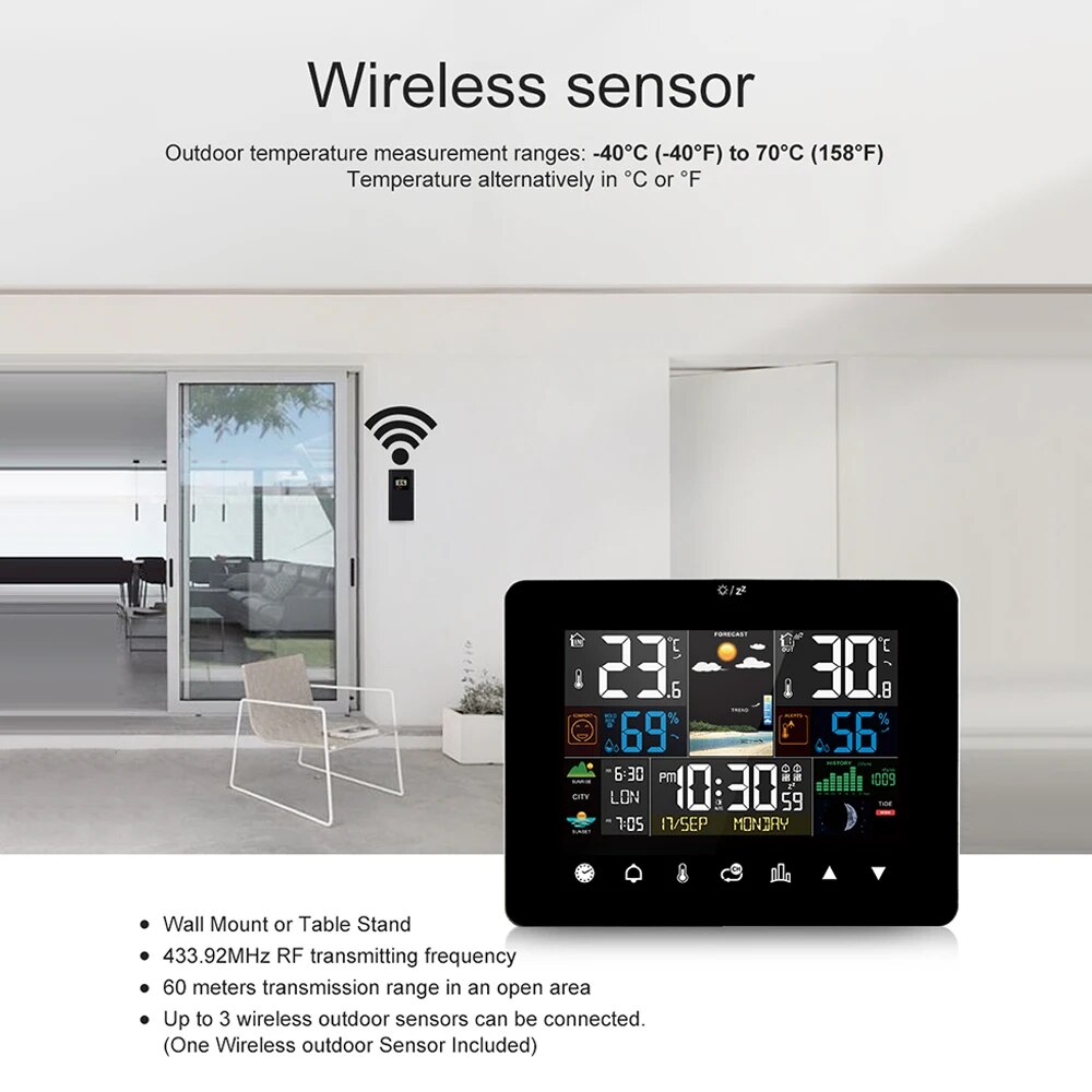 FJ3362G Weerstation Wekker The - Garden Weather Station recensie en prijs