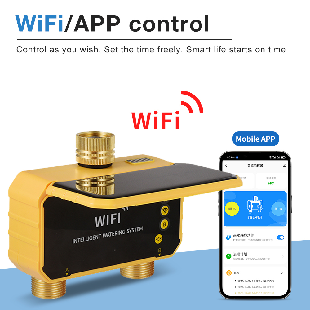 WiFi Solar Water Timer 1/2/4 U - Wifi Irrigation Timer recensie en prijs