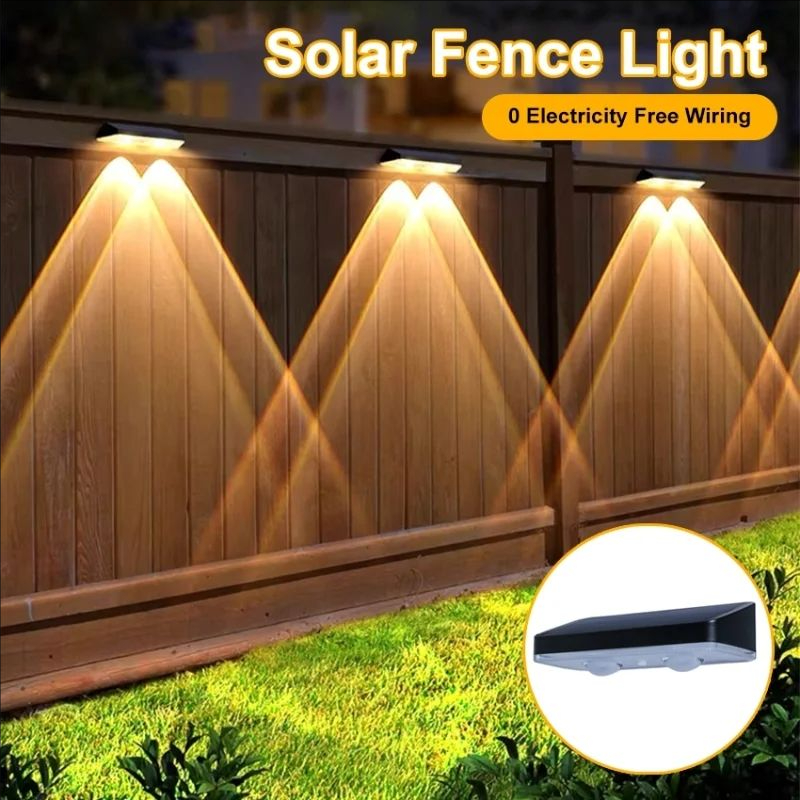 RGB Solar Fence Lights Outdoor - Smart Garden Fence & Balcony Hanging Planter recensie en prijs