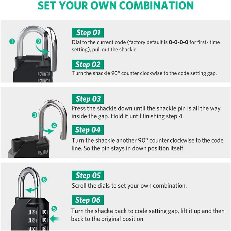 Combinatiehangslot voor buiten - Smart Garden Gate Lock recensie en prijs