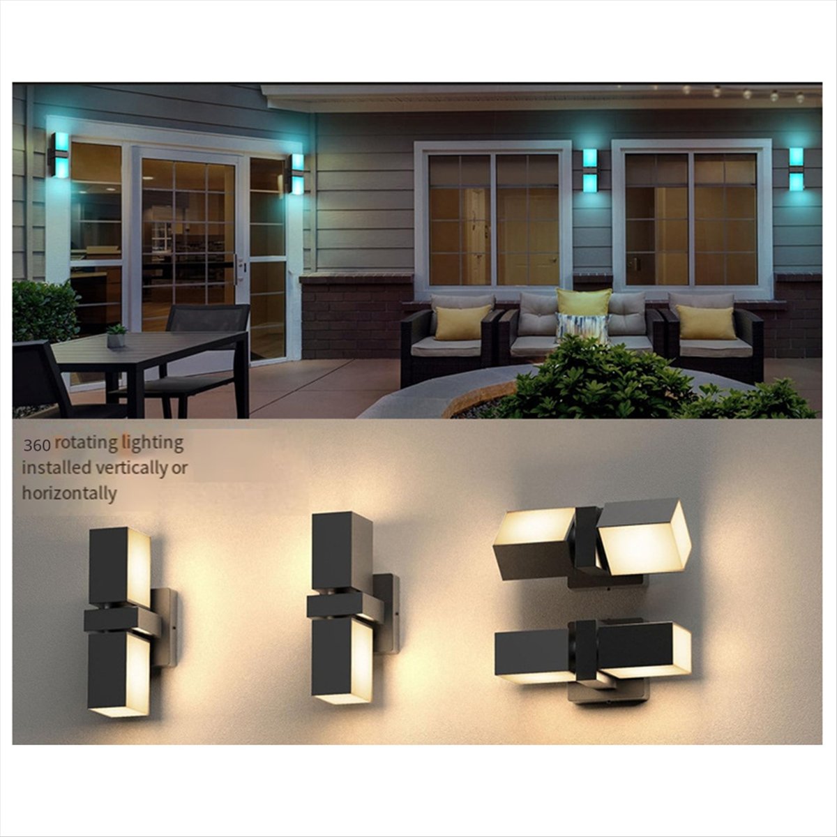 AA19 LED Wandlamp Dubbele Kop  - Smart Garden Fence & Balcony Hanging Planter recensie en prijs