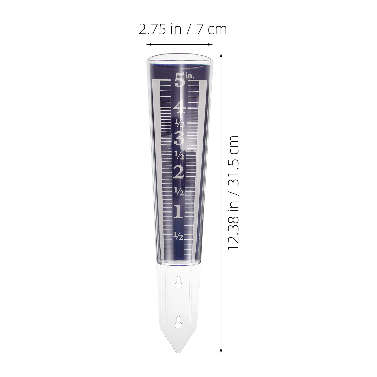 Doorzichtige plastic regenmete - Garden Weather Station recensie en prijs