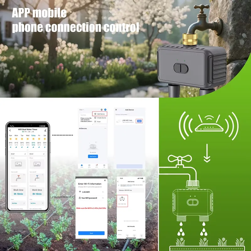 WAP01 WiFi APP Besturing Dubbe - Wifi Irrigation Timer recensie en prijs