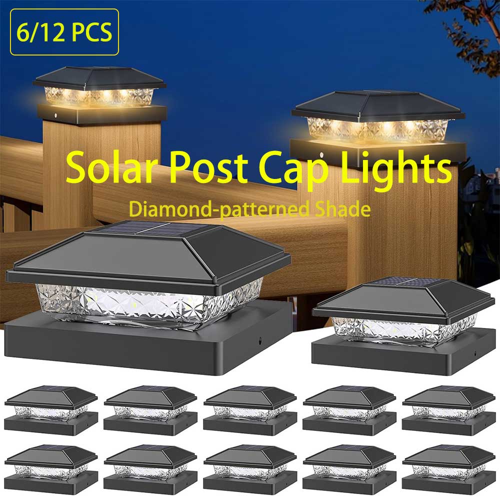 6/12x Buiten Solar Postkaplamp - Smart Garden Fence & Balcony Hanging Planter recensie en prijs