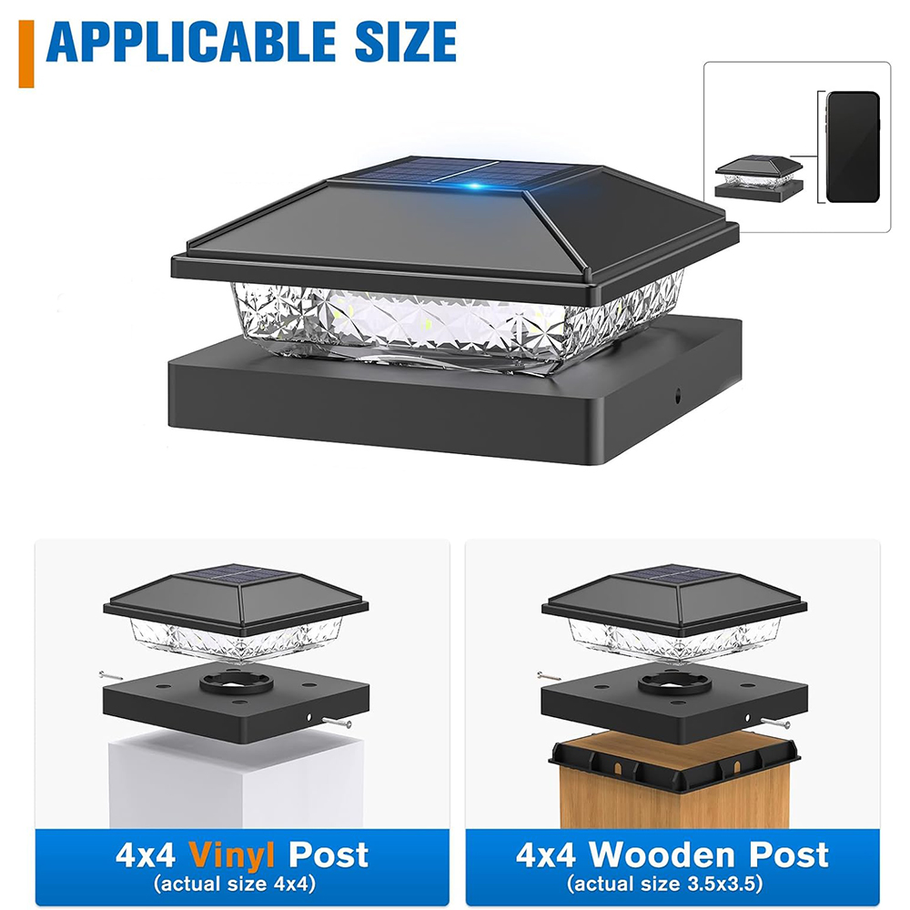 6/12x Buiten Solar Postkaplamp - Smart Garden Fence & Balcony Hanging Planter recensie en prijs