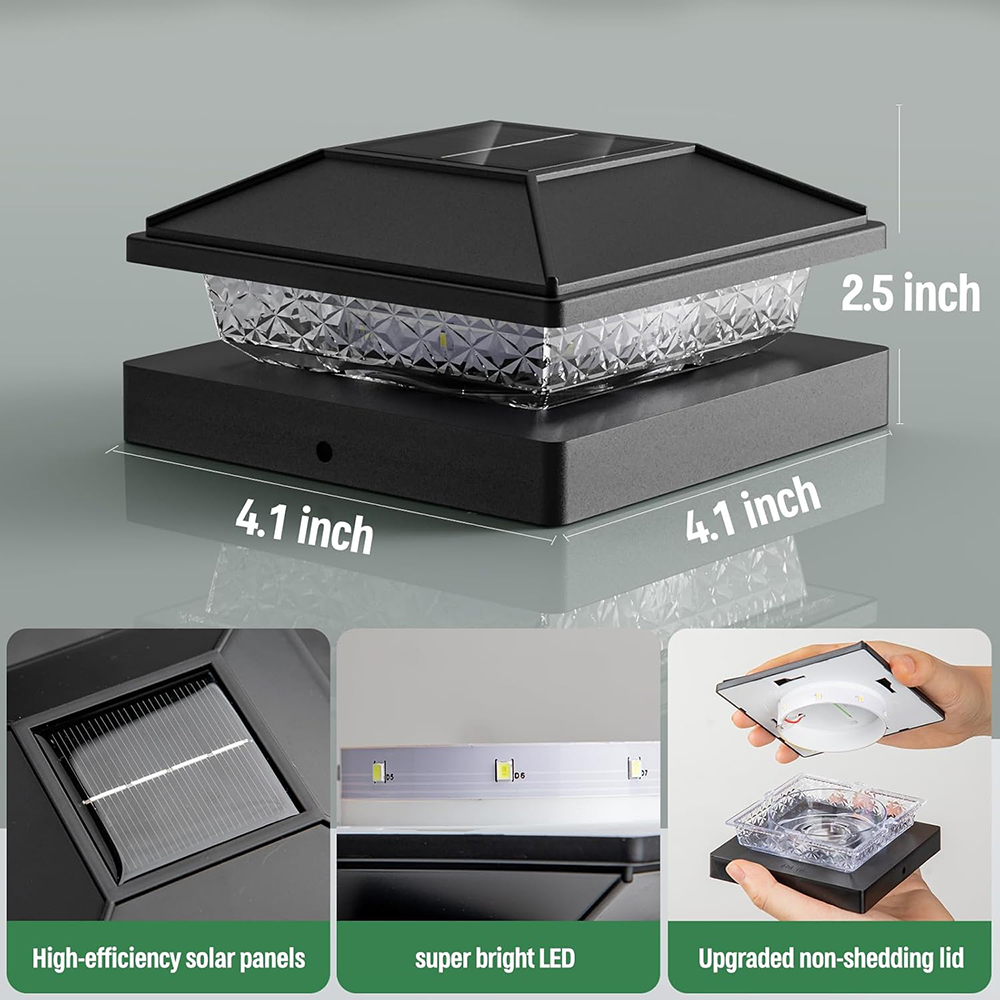 6/12x Buiten Solar Postkaplamp - Smart Garden Fence & Balcony Hanging Planter recensie en prijs