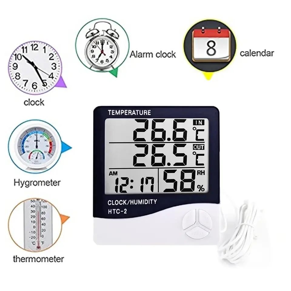 Indoor LCD digitale thermomete - Garden Weather Station recensie en prijs