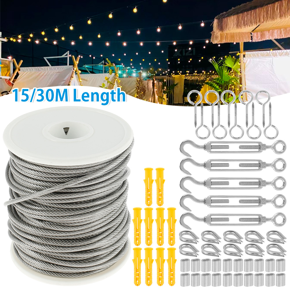 15M/30M Draad Kabel Touw Roest - Smart Garden Fence recensie en prijs
