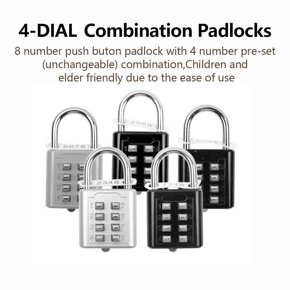8-cijferige combinatie buitenk - Smart Garden Gate Lock recensie en prijs