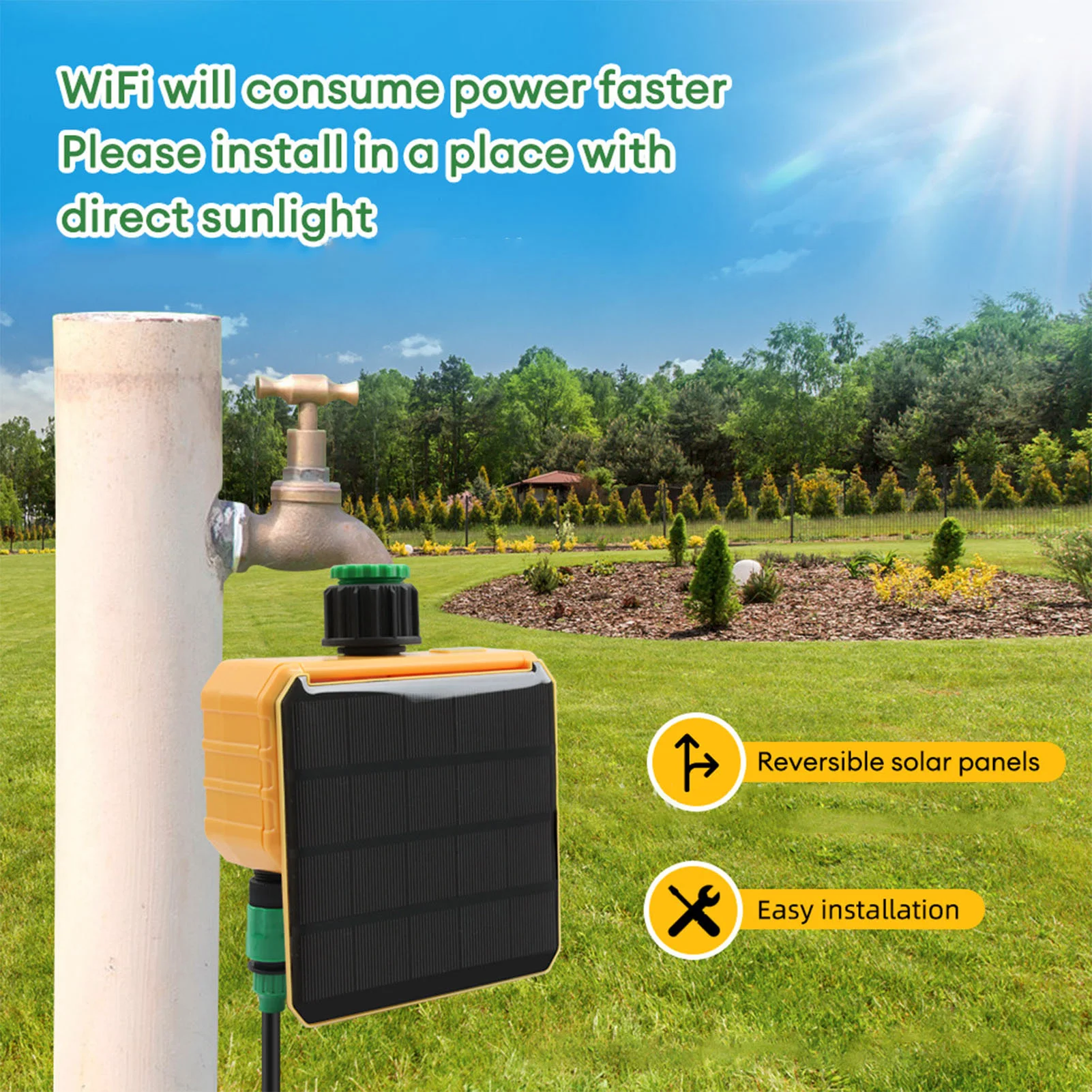 Solar WiFi Smart Irrigatie Tim - Wifi Irrigation Timer recensie en prijs