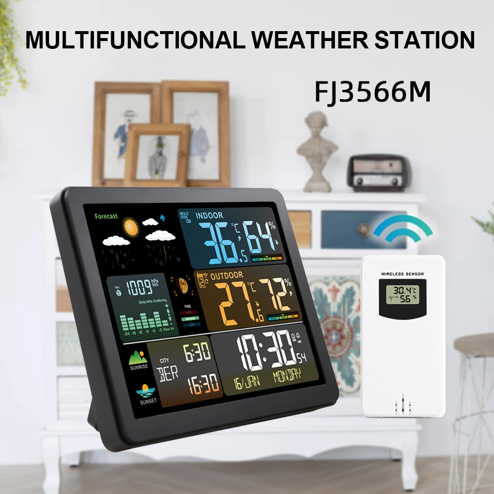 Digitale weerstationklok Binne - Garden Weather Station recensie en prijs