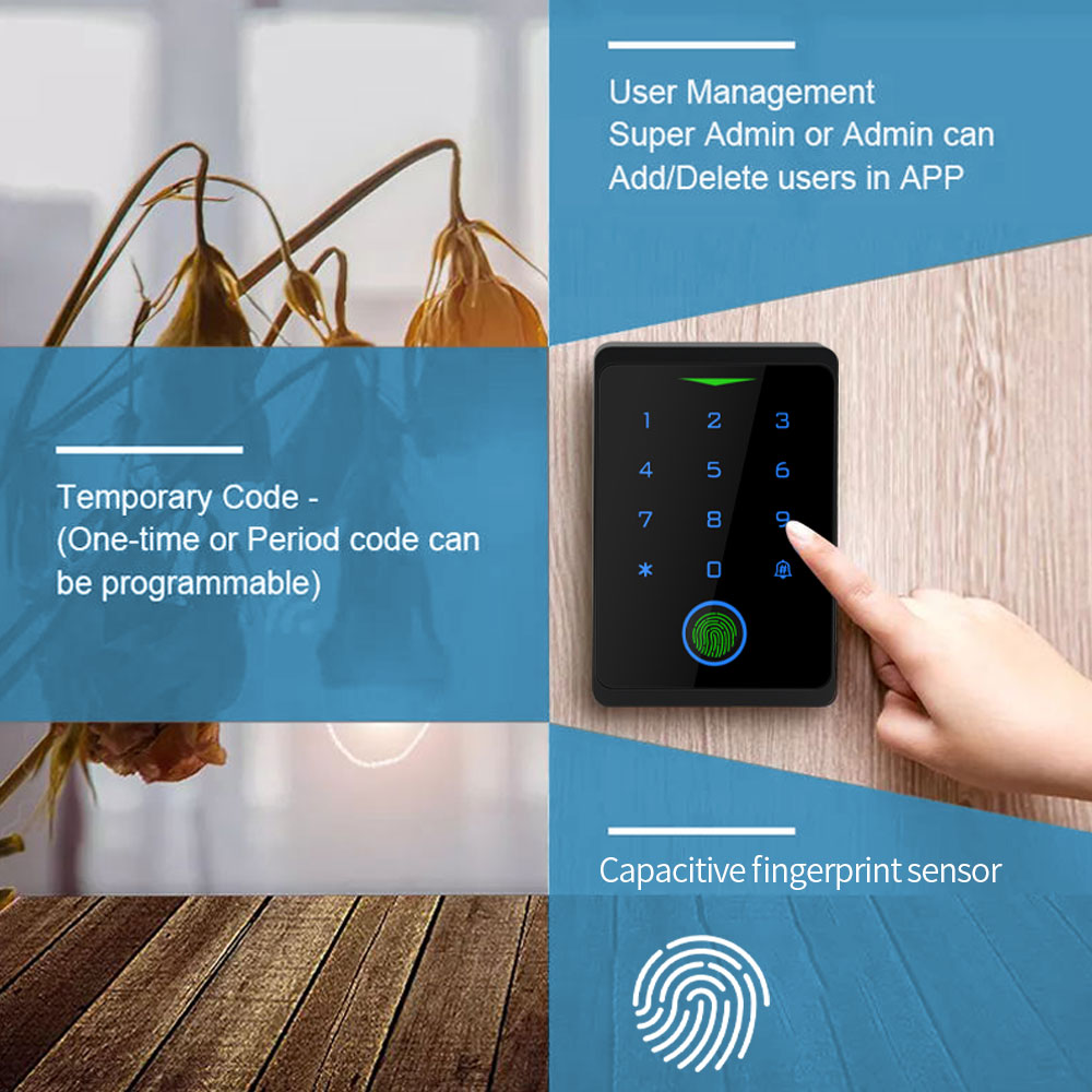 Tuya WIFI Vingerafdruk Toegang - Smart Garden Gate Lock recensie en prijs