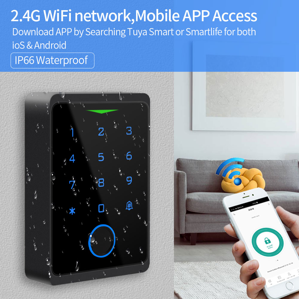Tuya WIFI Vingerafdruk Toegang - Smart Garden Gate Lock recensie en prijs