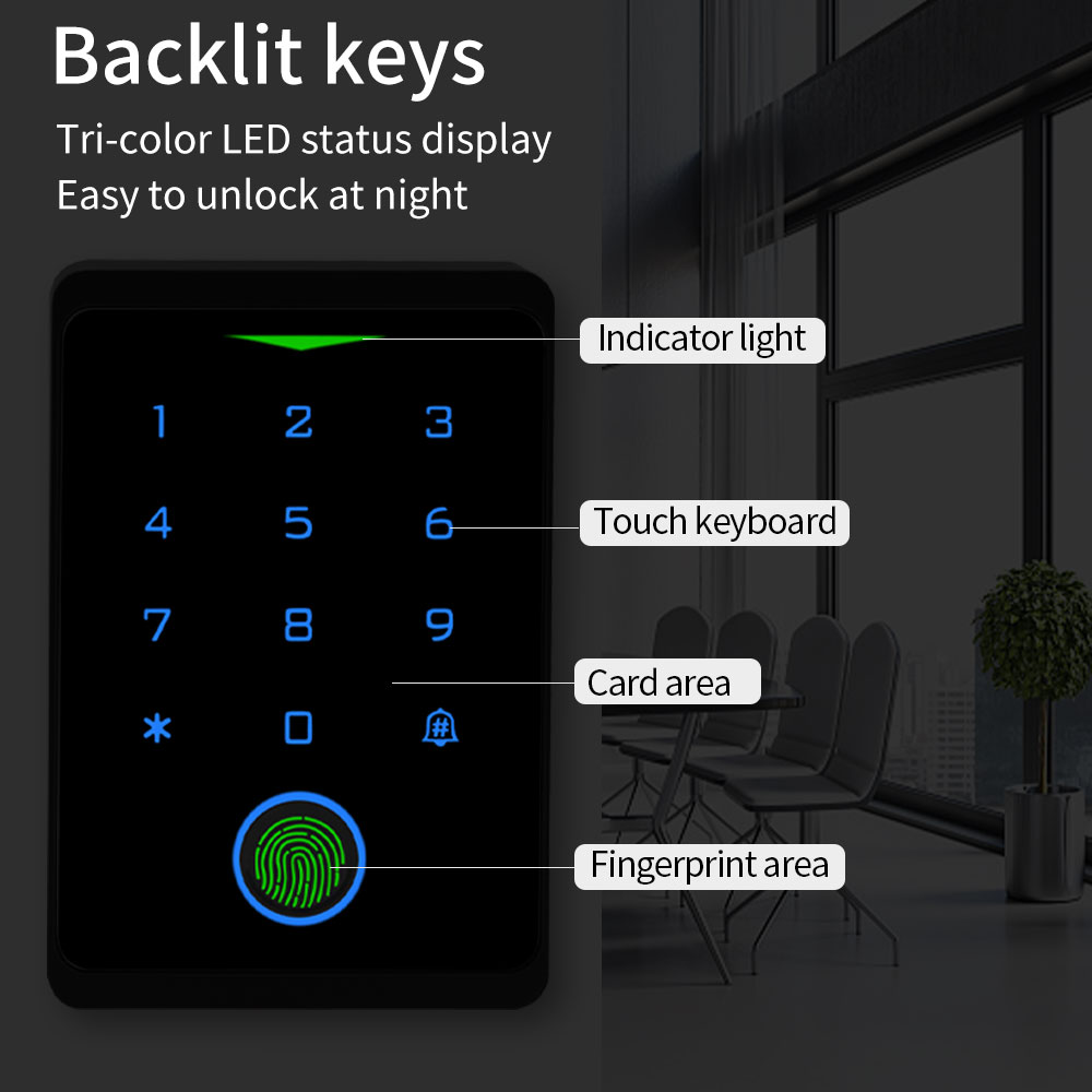 Tuya WIFI Vingerafdruk Toegang - Smart Garden Gate Lock recensie en prijs